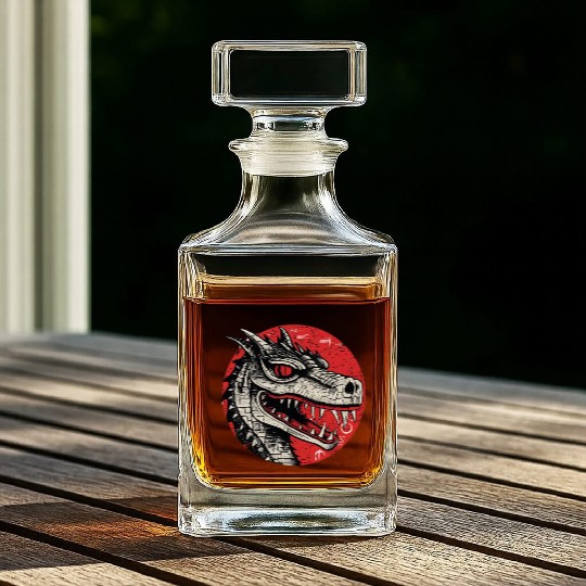 Embrace the Power of the Dragon Whiskey Decanters