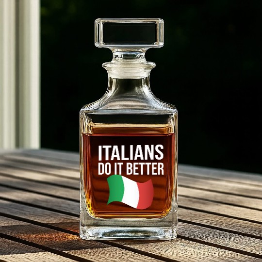 Italians do it better Whiskey Decanters