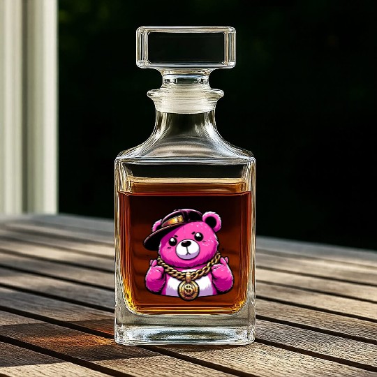 Hip-Hop Honeys: Bling Bear Edition Whiskey Decanters