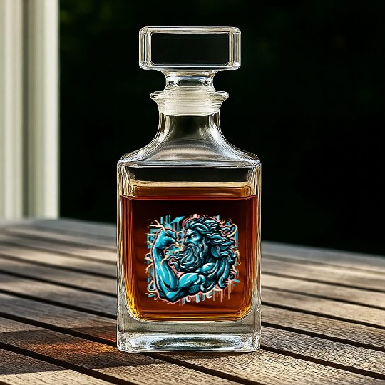 Zeus Lightning King Whiskey Decanters