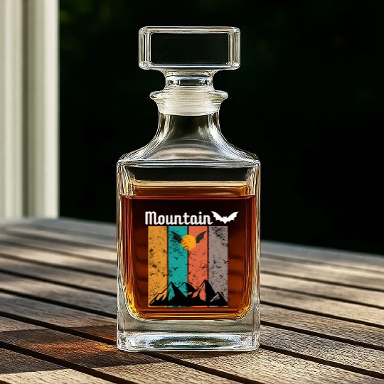 Mountaineering adventures Whiskey Decanters