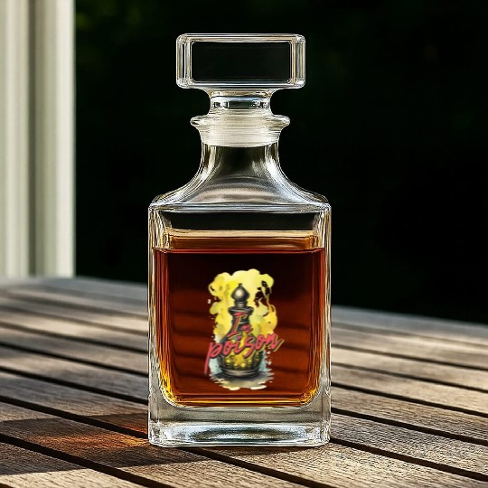 I'm poison Whiskey Decanters