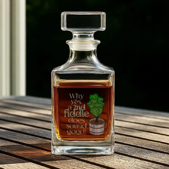 2nd fiddle... leaf fig Whiskey Decanters
