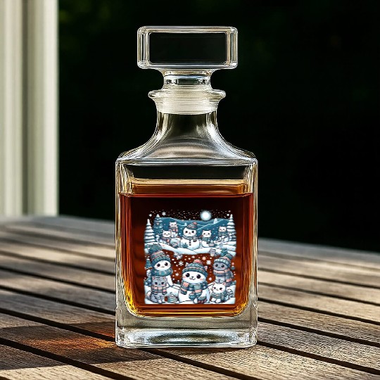 Winter Whiskerland Whiskey Decanters