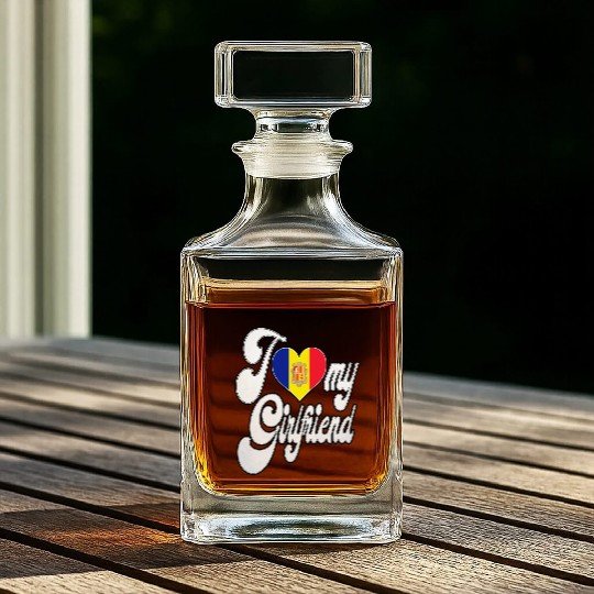 AndorraI Love My Andorran Girlfriend Whiskey Decanters