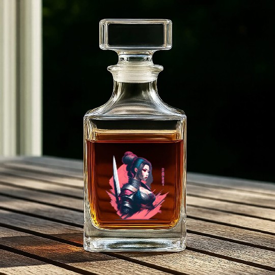 Cyberpunk Samurai Cyberpunk Whiskey Decanters