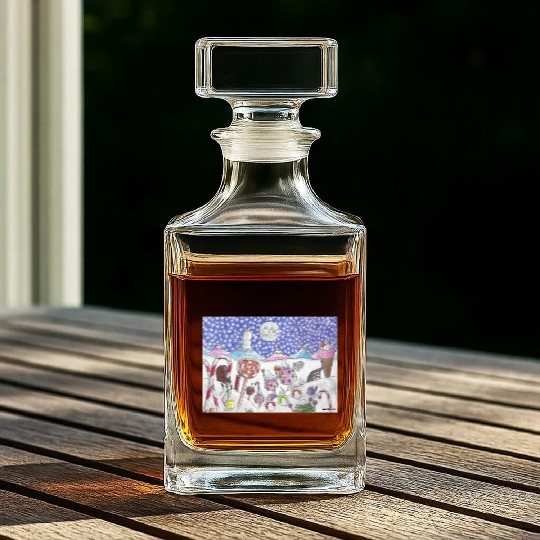 The Nutcracker Christmas Candy Land Whiskey Decanters