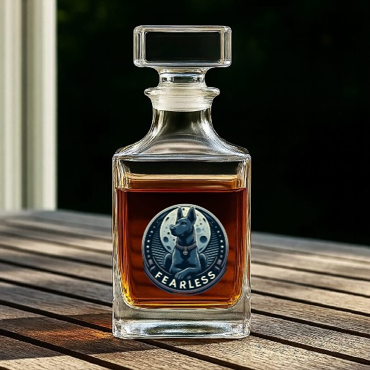 "FEARLESS" is a natural talent that every creature Whiskey Decanters