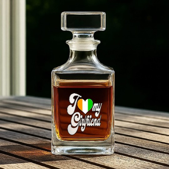 IvoryI Love My Ivorian Girlfriend Whiskey Decanters