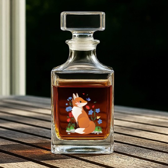 Fox Cottagecore Naturecore Children Whiskey Decanters