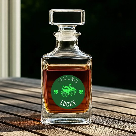 Feeling Lucky Whiskey Decanters