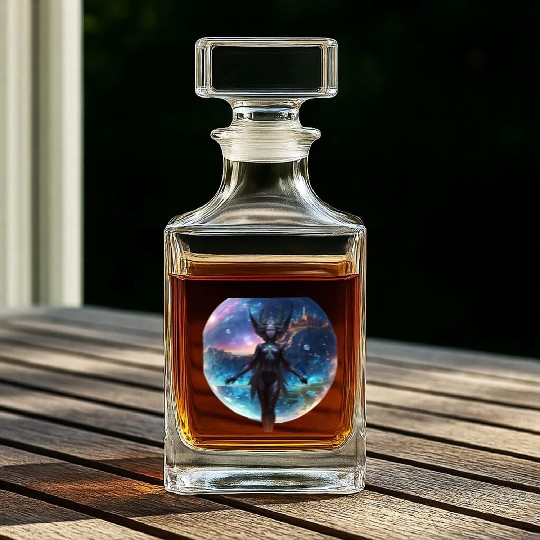 Guardian of Galaxy in her hidden crystal world Whiskey Decanters