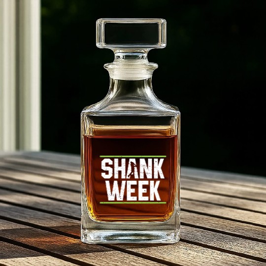 Hilarious Shank Week Golf Whiskey Decanters