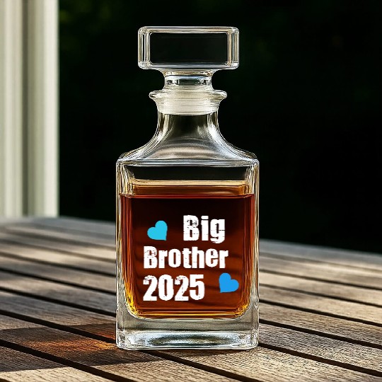In 2025 I Will Be A Big Brother, Finally A Brother Whiskey Decanters