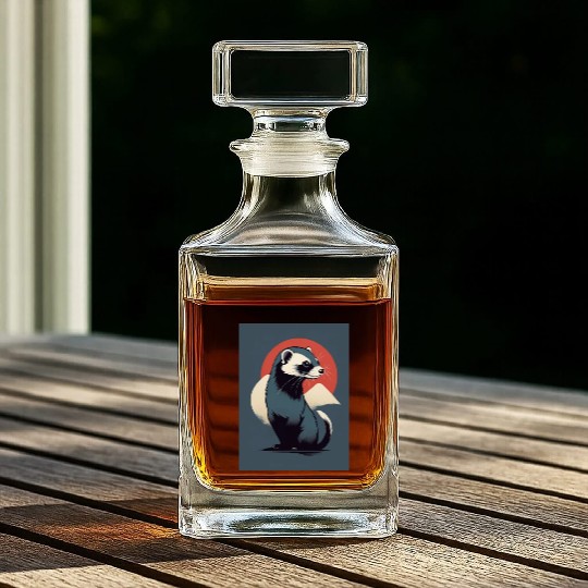 Ferret 1 - Japanese Old Vintage Whiskey Decanters