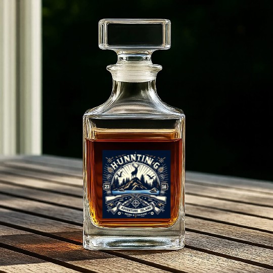 Deer hunting Whiskey Decanters