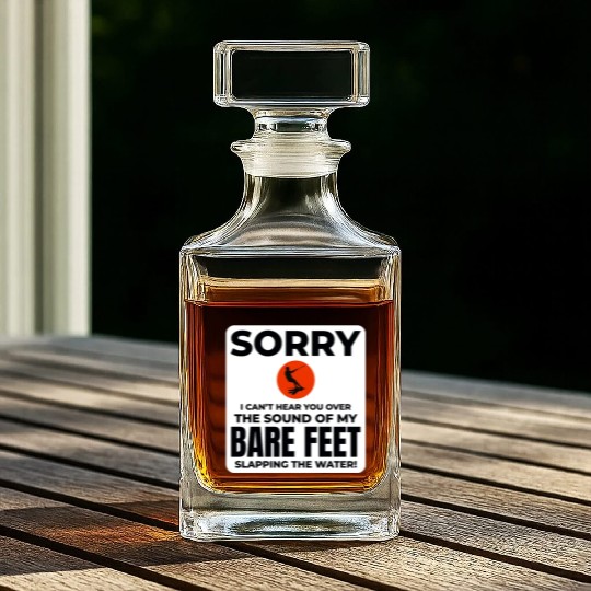 Barefoot Water Skiing Extreme Sports Barefooting Whiskey Decanters