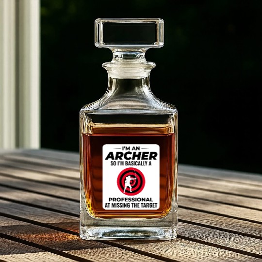 Archery Targets Archer Bullseye Shooting Sport Whiskey Decanters