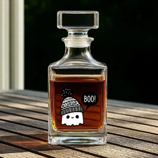Cozy Winter Ghost Shares a Surprise Whiskey Decanters