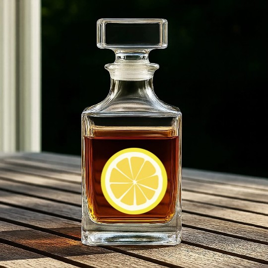 Citrus - Fruits - Orange - Lime - Grapefruit Whiskey Decanters