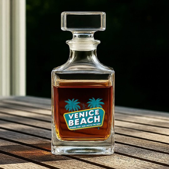 Venice Beach Whiskey Decanters