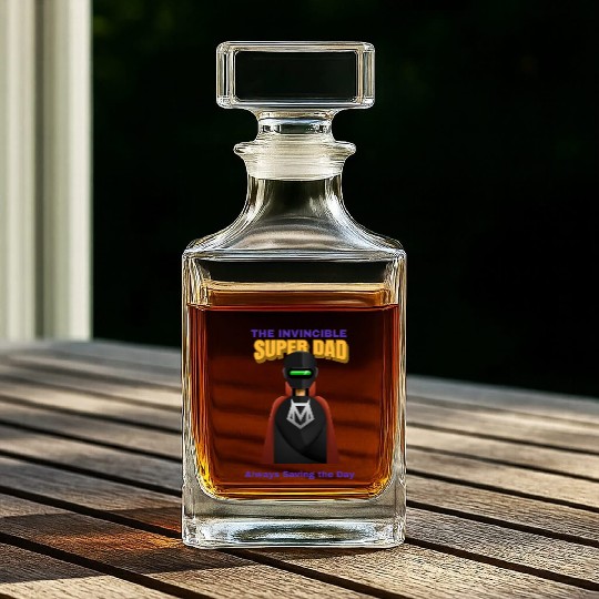invincible super dad : fathers day 2024 Whiskey Decanters