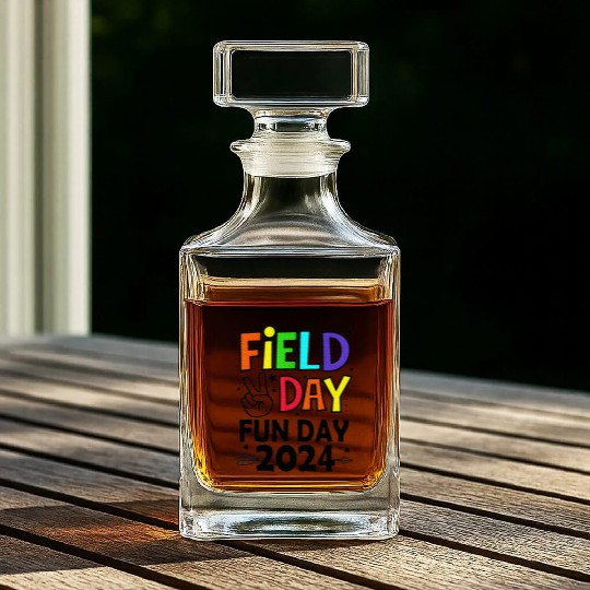 Field Day Fun Day For Teacher Field Day Whiskey Decanters