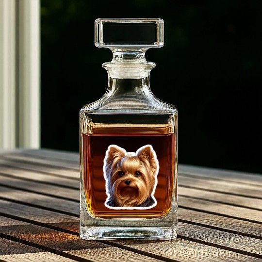 Yorkshire Terrier Whiskey Decanters