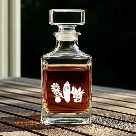 Gardening Hobby Gardener Funny Garden Plants Whiskey Decanters