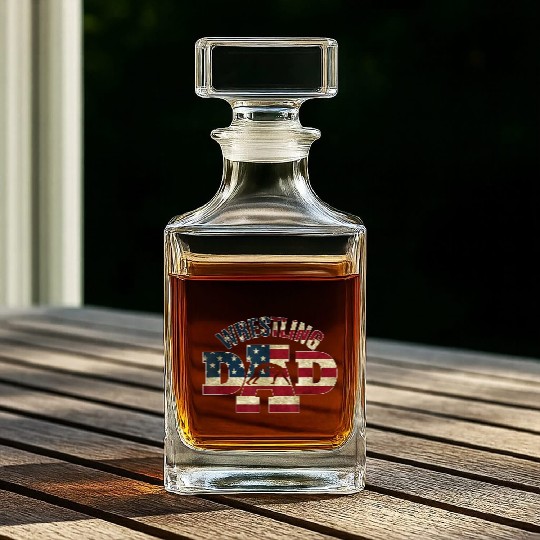 Wrestling Dad Gifts American Whiskey Decanters