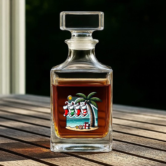 Its Christmas in July folks! Whiskey Decanters
