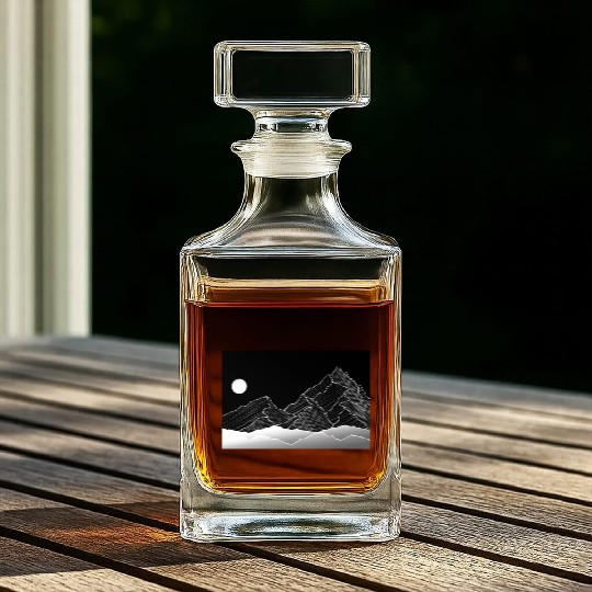 mountain moon Whiskey Decanters