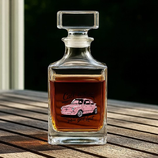 Call Me If You Get Lost Whiskey Decanters
