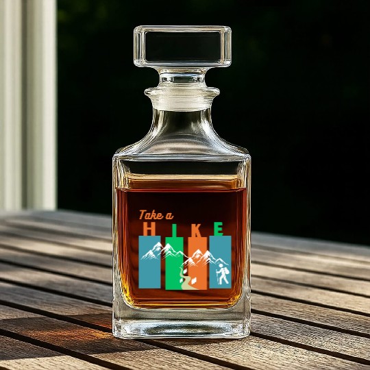Take a hike Whiskey Decanters