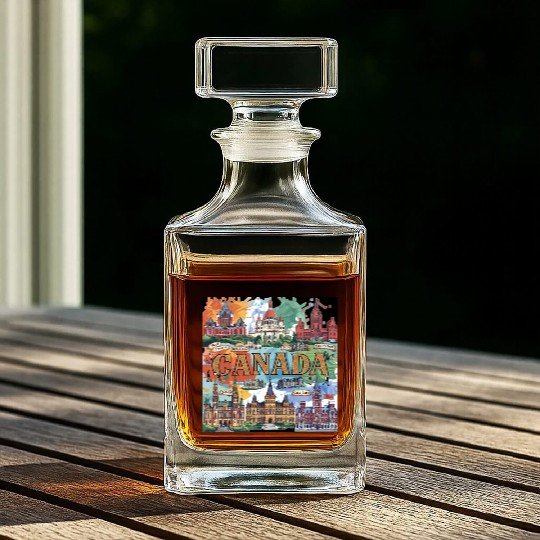 CANADA Whiskey Decanters