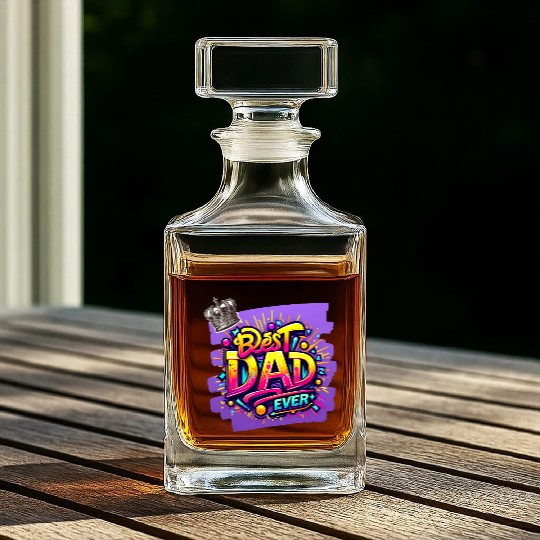 BEST DAD EVER Whiskey Decanters
