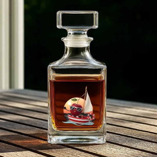 Fruit Boating Cherry Whiskey Decanters