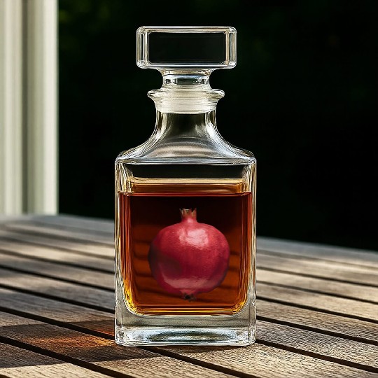 Pomegranate Realistic Whiskey Decanters