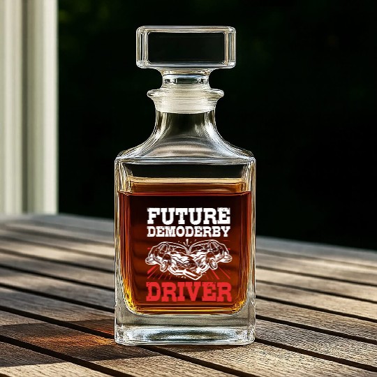 Demolition Derby Race Car Future Demo Derby Driver Whiskey Decanters