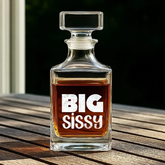 Big Sissy Whiskey Decanters