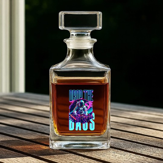 EDM Festival Drop The Bass Whiskey Decanters