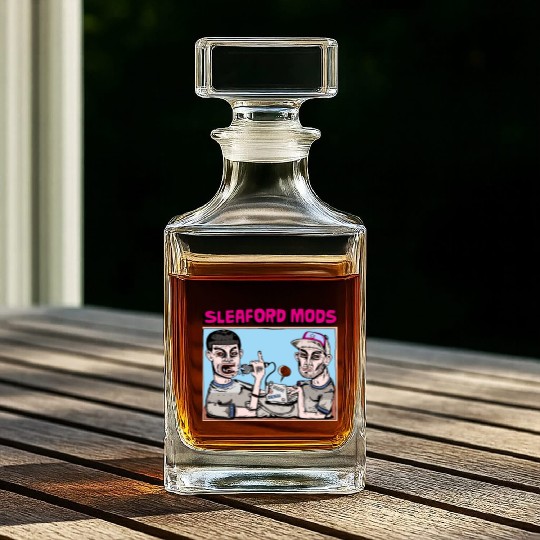 Sleaford Mods Punk Rock Design Whiskey Decanters