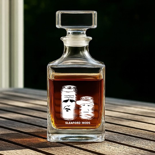 Sleaford Mods Punk Rock Design Whiskey Decanters