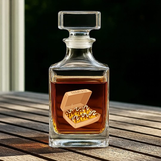 Japanese Takoyaki Box Whiskey Decanters