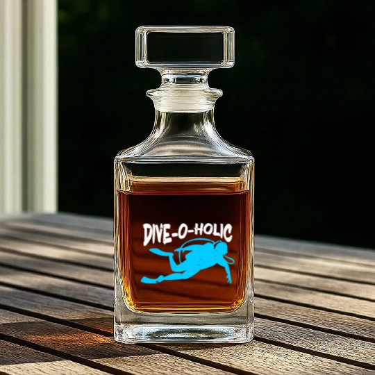 Scuba Diving Diver Whiskey Decanters