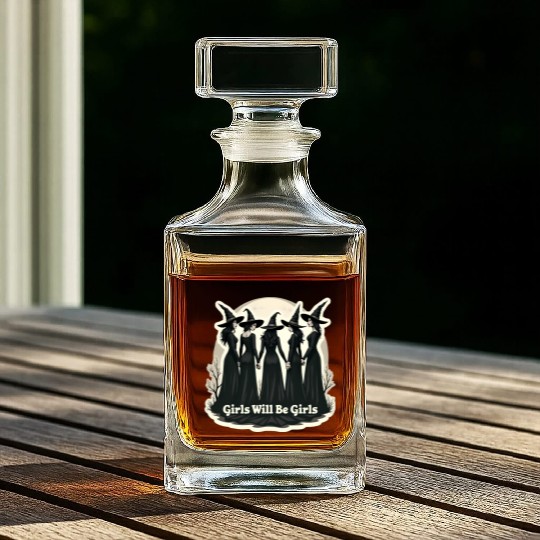 Girls Will Be Girls Whiskey Decanters