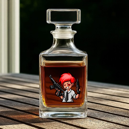 Gangster Gamer Whiskey Decanters