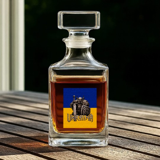 Embrace Your Warrior Heritage, Ukrainian Pride Whiskey Decanters