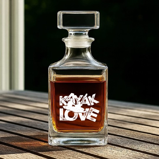 kayak love Whiskey Decanters