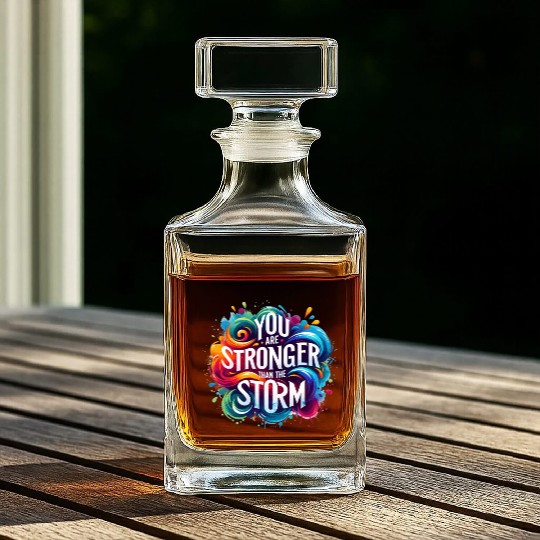 Wellness Collection - Stronger Than the Storm Whiskey Decanters